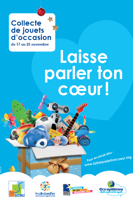 Grande collecte de jouets d’occasion pour les enfants défavorisés